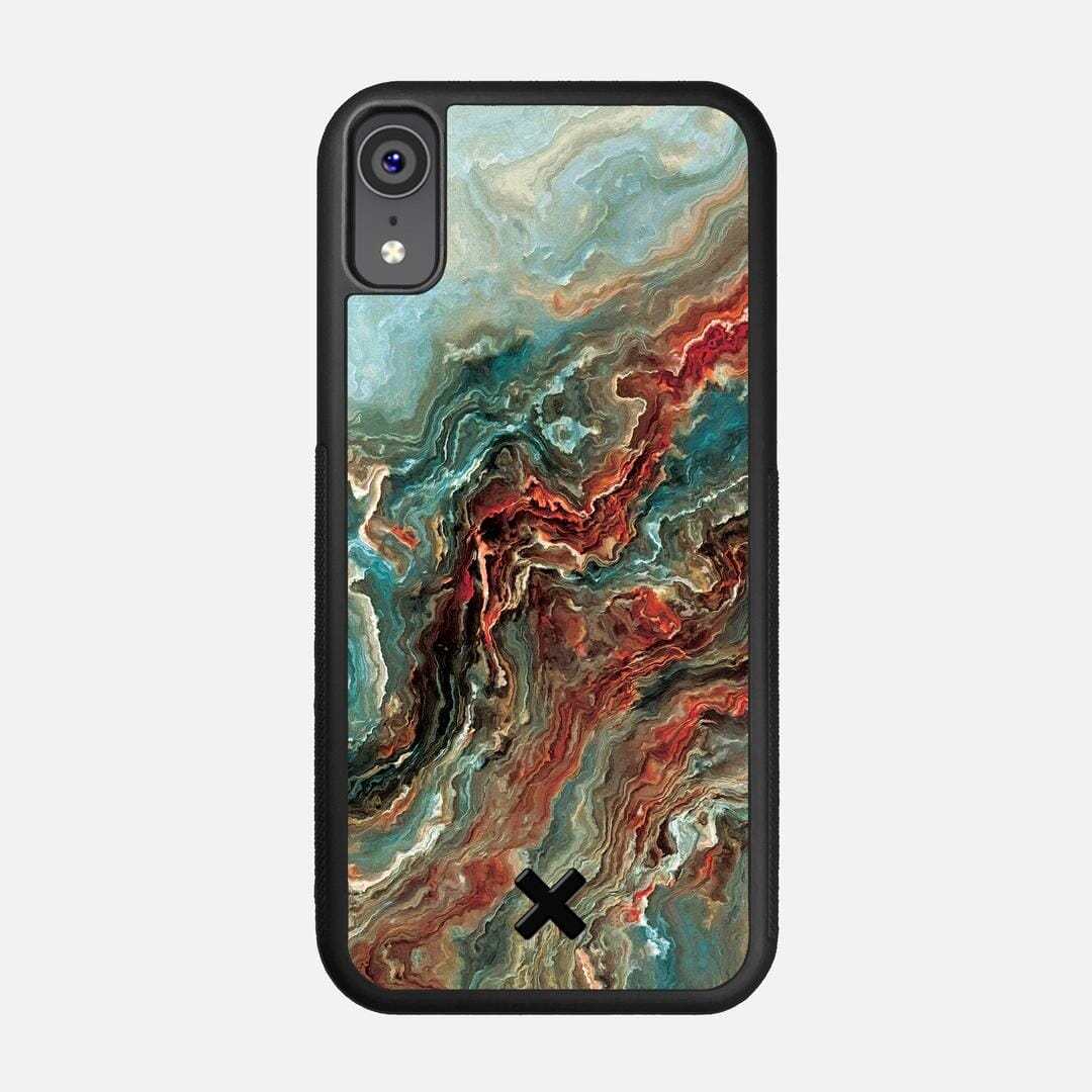 Verona Case for the Apple iPhone XR featuring a UV Printed Wenge Wood backer with the Keyway X Mark#Phone Model_iPhone XR