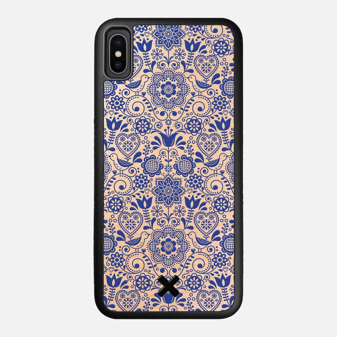 Bloom Case for the Apple iPhone XS Max featuring a UV Printed Maple Wood backer with the Keyway X Mark#Phone Model_iPhone XS Max