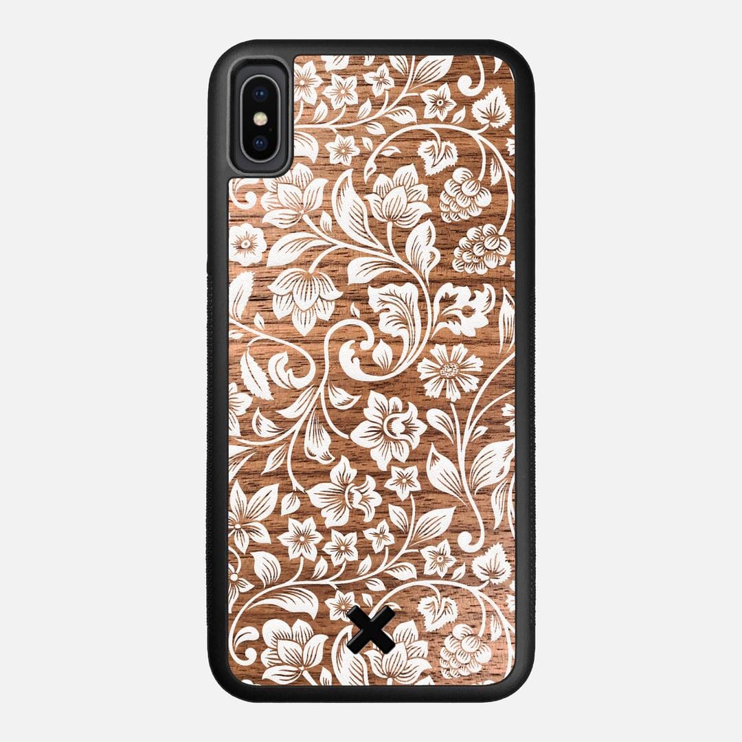 Blossom Case for the Apple iPhone XS Max featuring a UV Printed Walnut Wood backer with the Keyway X Mark#Phone Model_iPhone XS Max