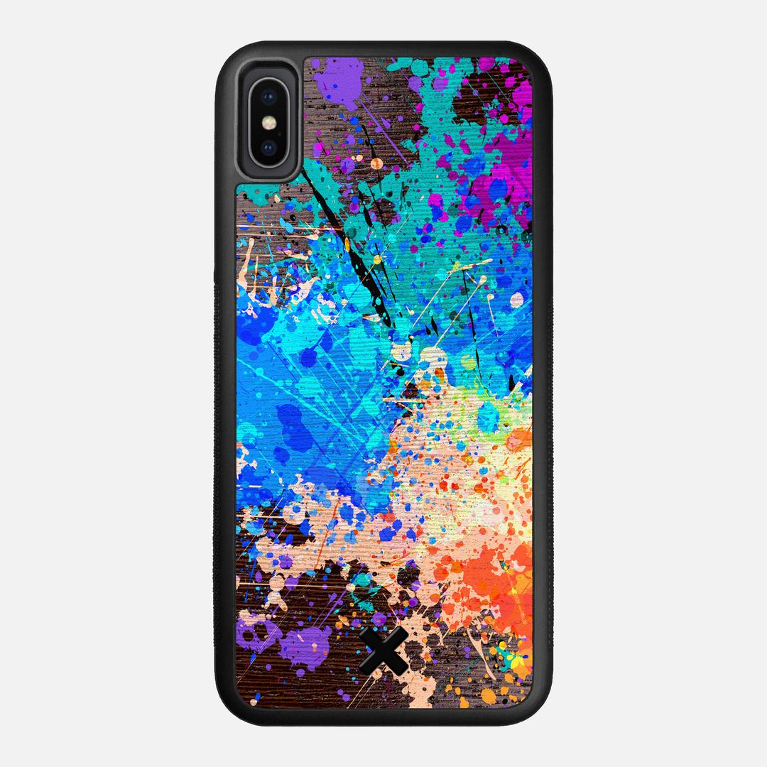 Chroma Case for the Apple iPhone XS Max featuring a UV Printed Wenge Wood backer with the Keyway X Mark#Phone Model_iPhone XS Max