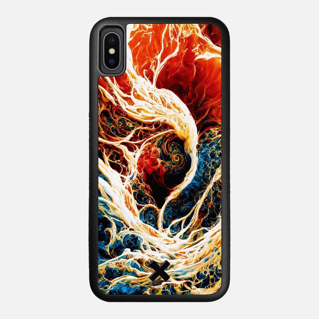 Evolve Case for the Apple iPhone XS Max featuring a UV Printed Cotton Canvas backer with the Keyway X Mark#Phone Model_iPhone XS Max