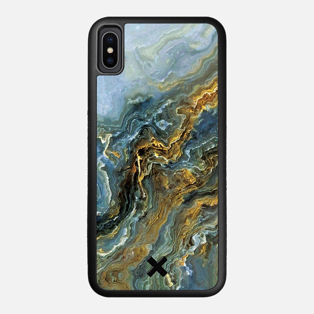 Indigo Case for the Apple iPhone XS Max featuring a UV Printed Wenge Wood backer with the Keyway X Mark#Phone Model_iPhone XS Max