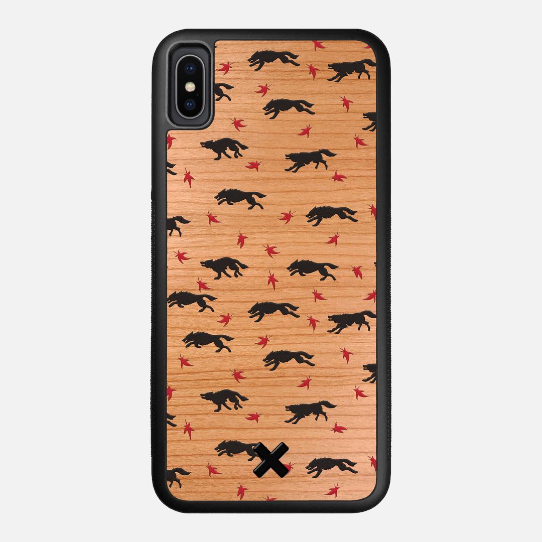 Lupine Case for the Apple iPhone XS Max featuring a UV Printed Cherry Wood backer with the Keyway X Mark#Phone Model_iPhone XS Max