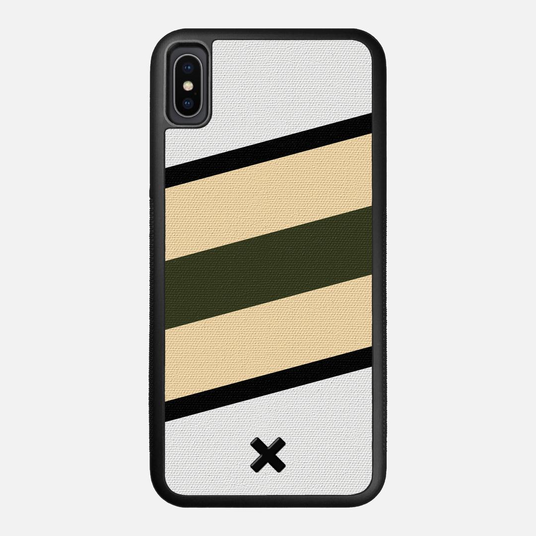 Ridge Case for the Apple iPhone XS Max featuring a UV Printed Cotton Canvas backer with the Keyway X Mark#Phone Model_iPhone XS Max