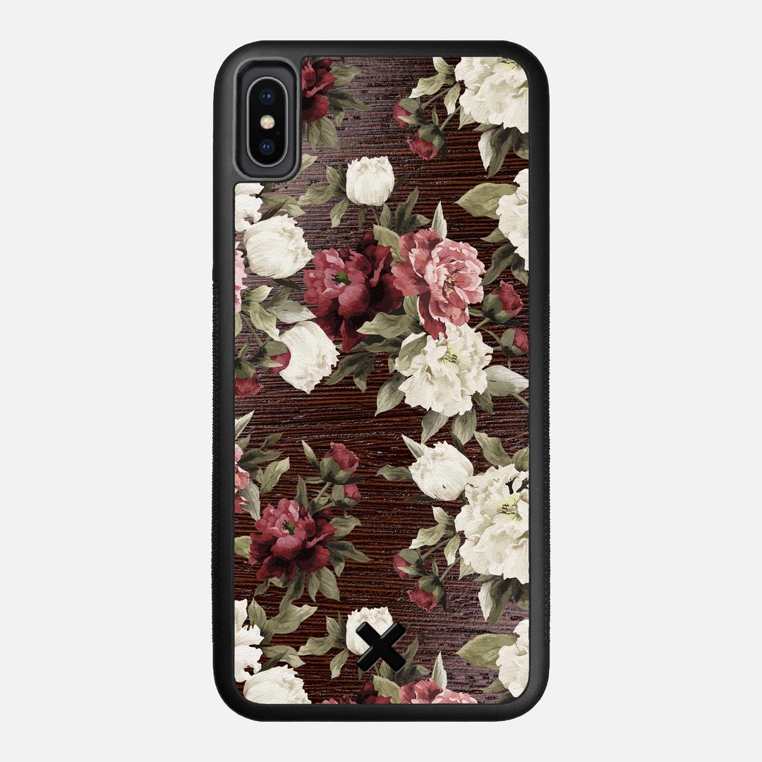 Rose Case for the Apple iPhone XS Max featuring a UV Printed Wenge Wood backer with the Keyway X Mark#Phone Model_iPhone XS Max