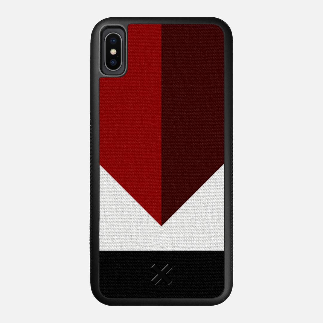 Valley Case for the Apple iPhone XS Max featuring a UV Printed Cotton Canvas backer with the Keyway X Mark#Phone Model_iPhone XS Max