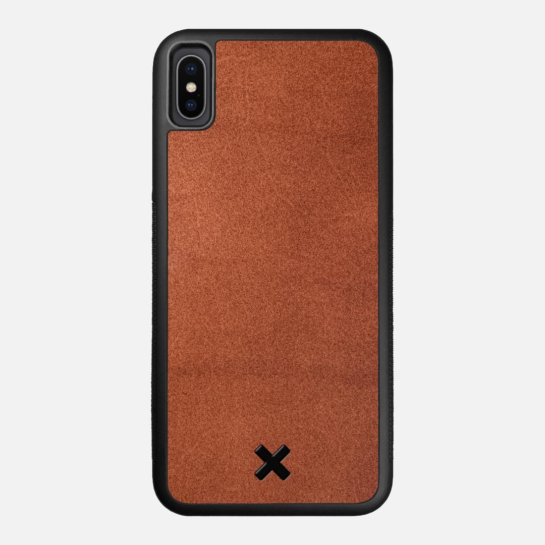 Whiskey Leather Case for the Apple iPhone XS Max featuring a Genuine Leather backer with the Keyway X Mark#Phone Model_iPhone XS Max