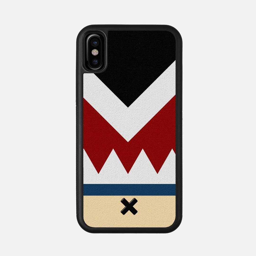 Cove Case for the Apple iPhone X featuring a UV Printed Cotton Canvas backer with the Keyway X Mark#Phone Model_iPhone X