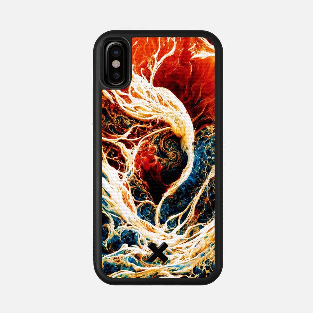 Evolve Case for the Apple iPhone X featuring a UV Printed Cotton Canvas backer with the Keyway X Mark#Phone Model_iPhone X