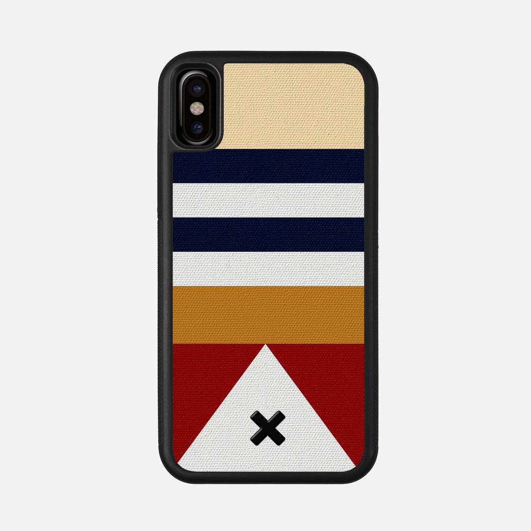 Lodge Case for the Apple iPhone X featuring a UV Printed Cotton Canvas backer with the Keyway X Mark#Phone Model_iPhone X