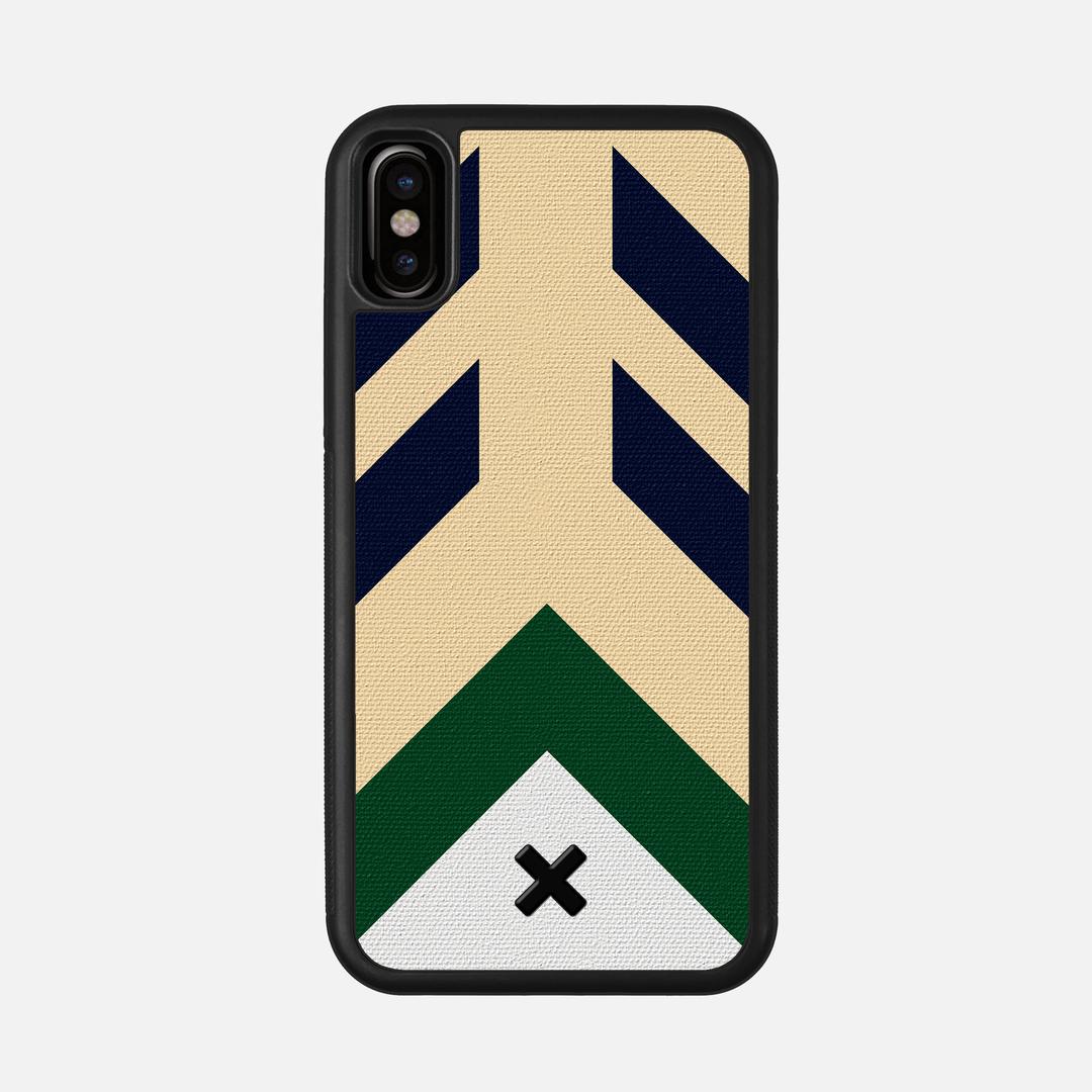 Passage Case for the Apple iPhone X featuring a UV Printed Cotton Canvas backer with the Keyway X Mark#Phone Model_iPhone X