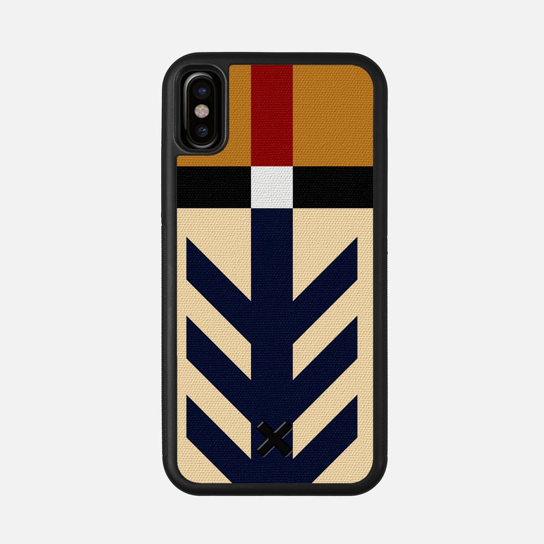 Trail Case for the Apple iPhone X featuring a UV Printed Cotton Canvas backer with the Keyway X Mark#Phone Model_iPhone X