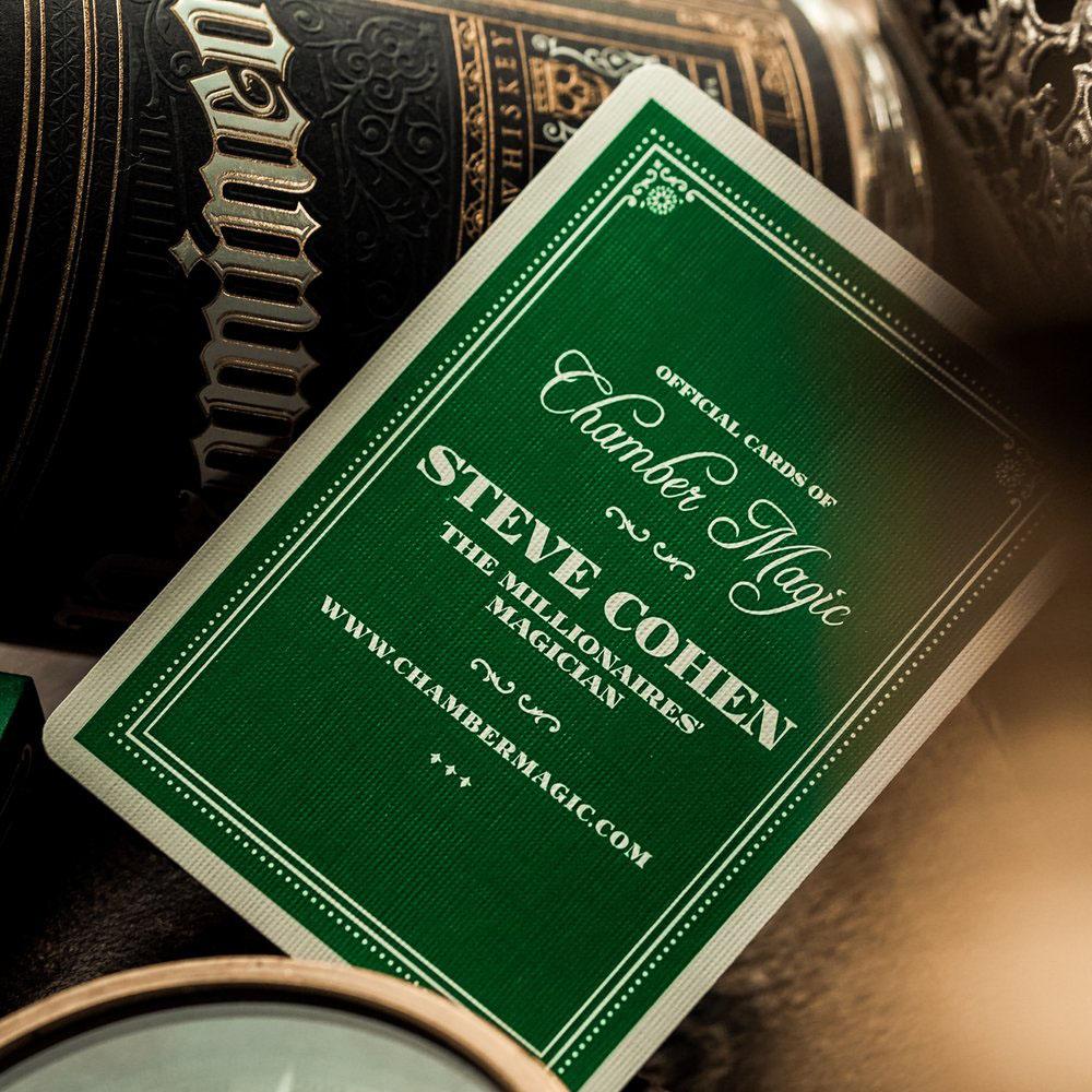 KEYWAY | Theory 11 - Green Tycoon Premium Playing Cards Steve Cohen Collaboration