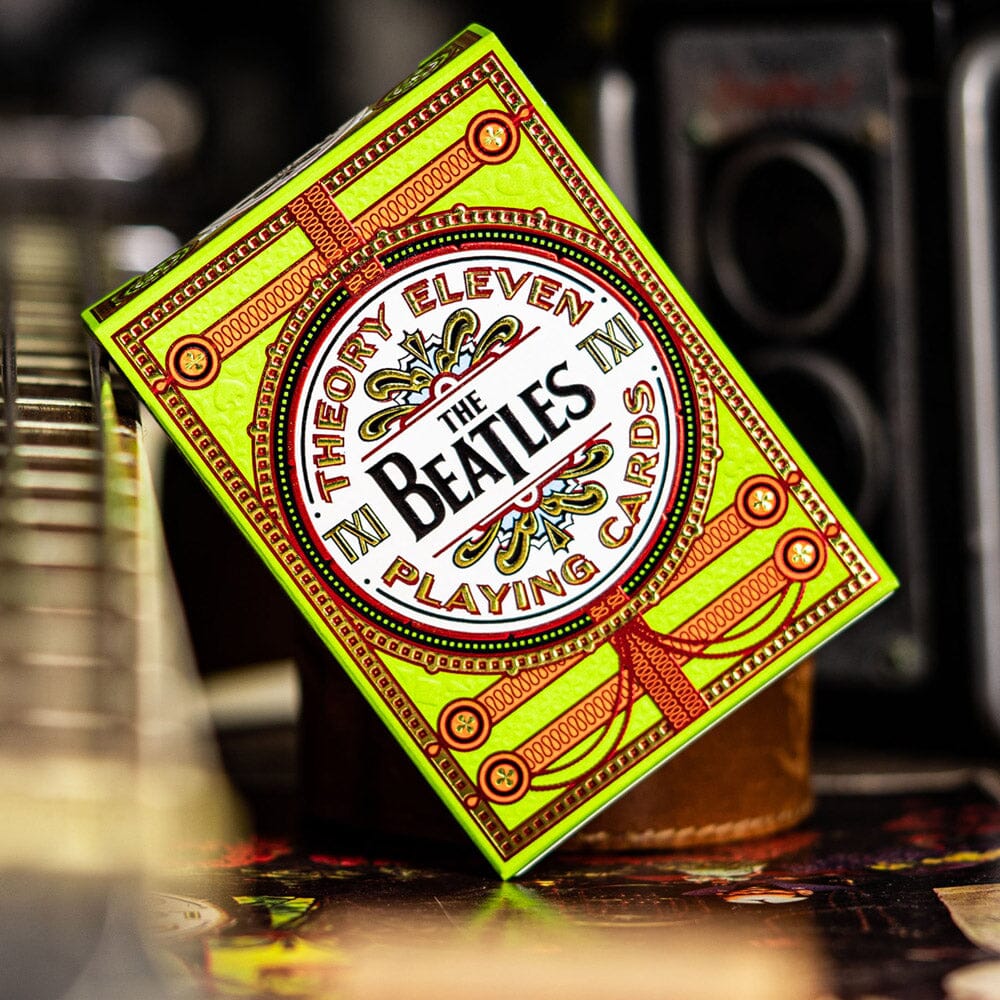KEYWAY | Theory 11 - The Beatles Green Premium Playing Cards Detailed Front Print