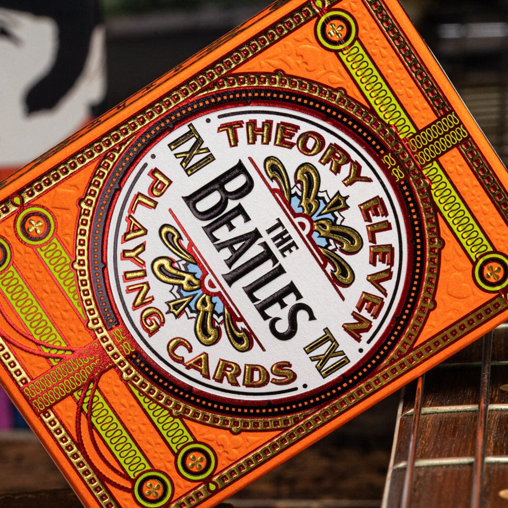 KEYWAY | Theory 11 - The Beatles Orange Premium Playing Cards Detailed Box Print