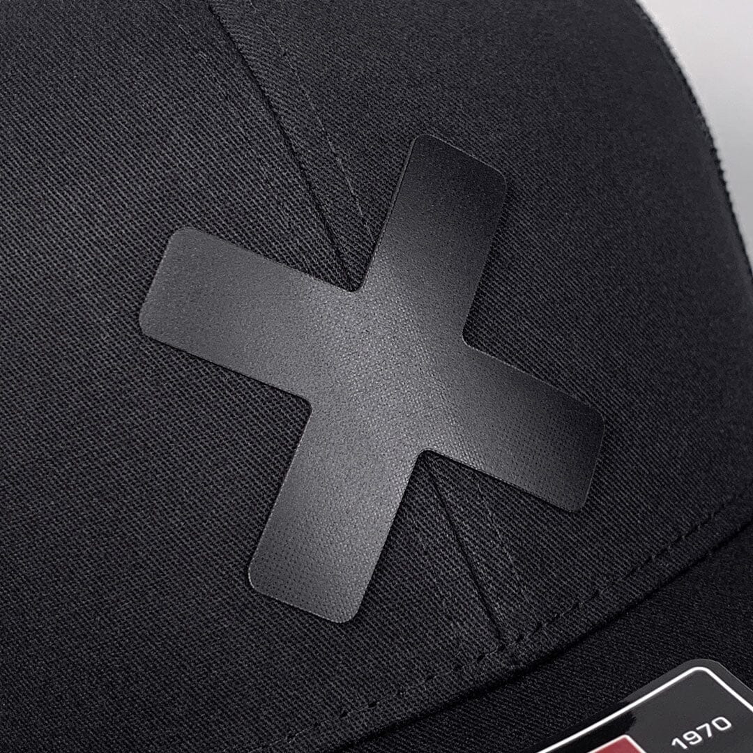 X-Mark Snapback, Black on Black