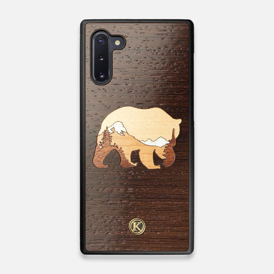 TPU/PC Sides of the Bear Mountain Wood Galaxy Note 10 Case by Keyway Designs