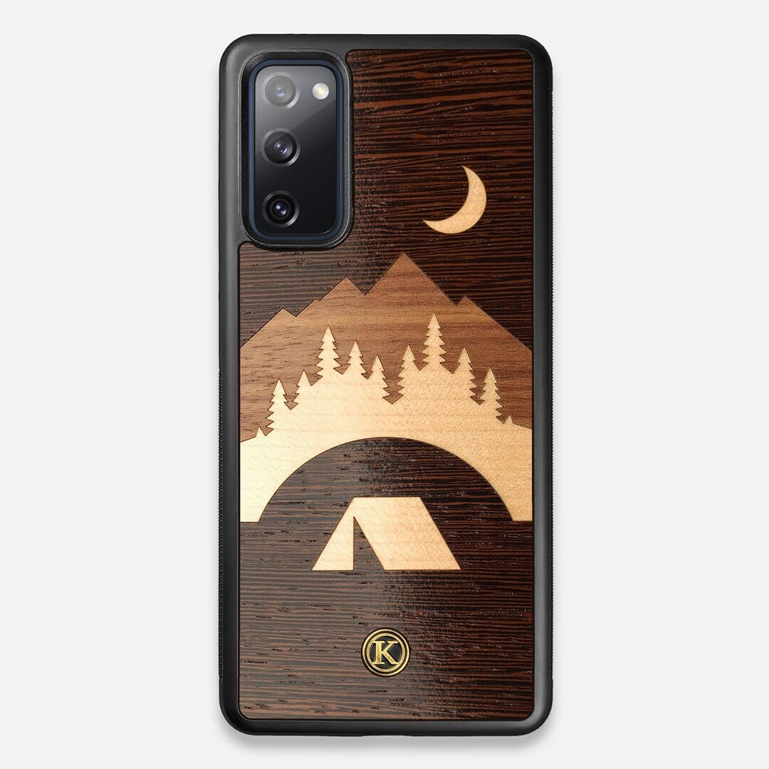 Front view of the Wilderness Wenge Wood Galaxy S20 FE Case by Keyway Designs