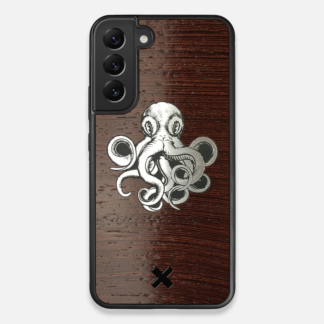 Front view of the Prize Kraken Wenge Wood Galaxy S22 Plus Case by Keyway Designs