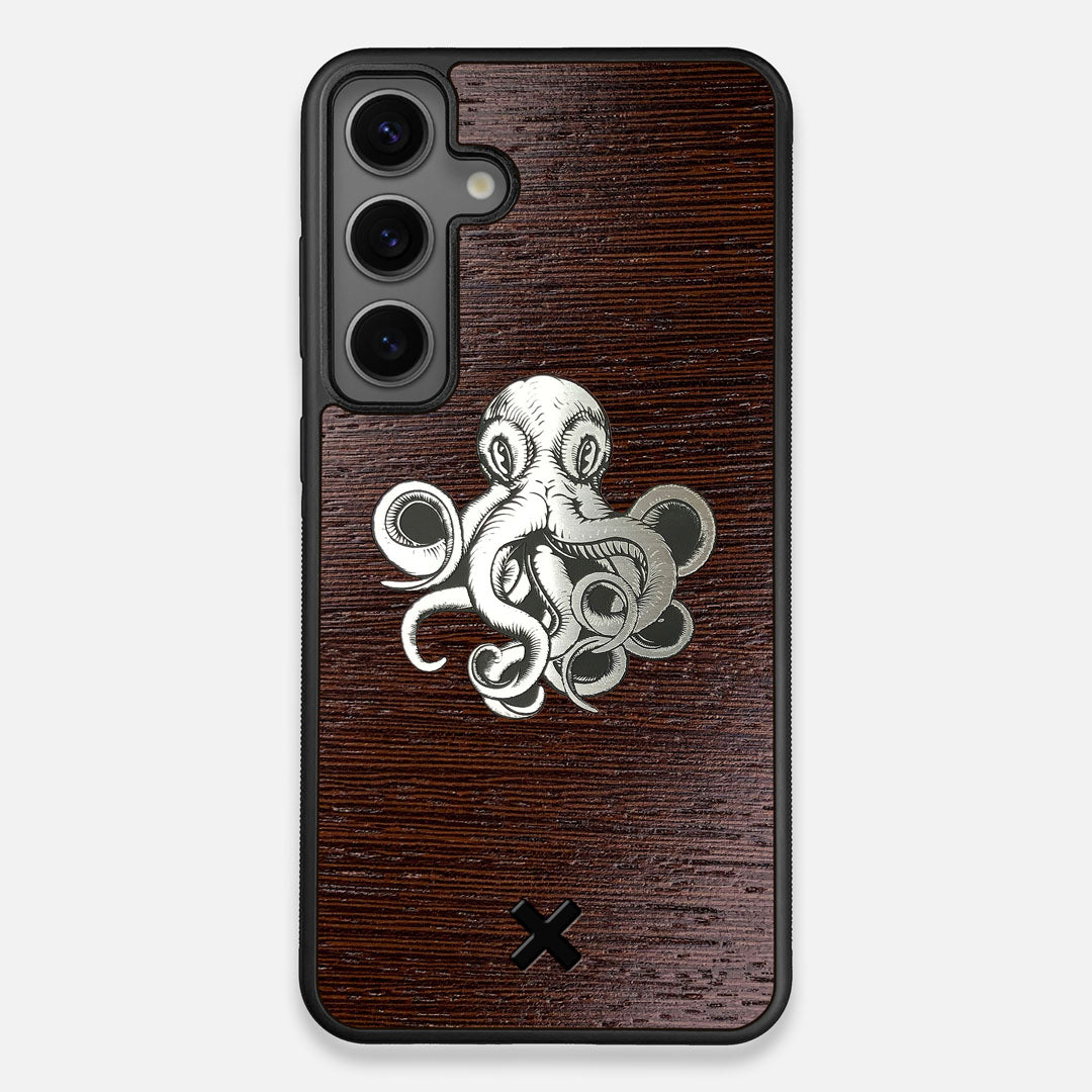 Front view of the Prize Kraken Wenge Wood Galaxy S24 Plus Case by Keyway Designs