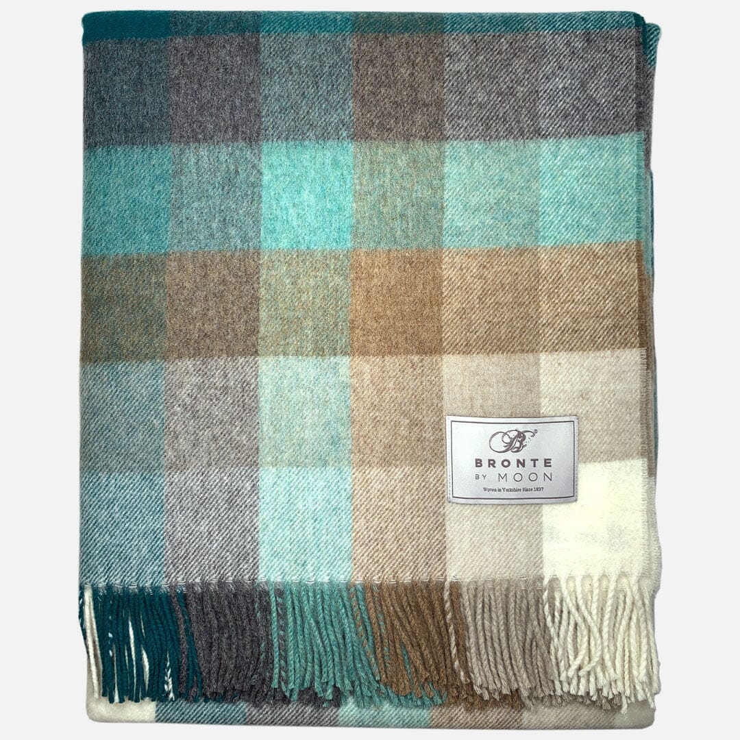 KEYWAY | Merino Camp Blanket in the Eucalyptus Colourway