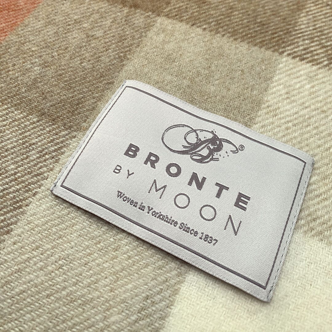 KEYWAY | Merino Camp Blanket in the Saffron Colourway Bronte Moon Logo