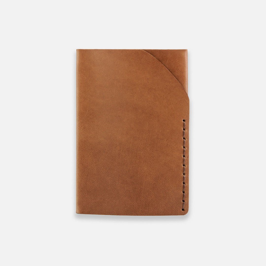Ezra Arthur - No.2 Wallet in Whiskey Brown Horween Leather, Handcrafted in the USA