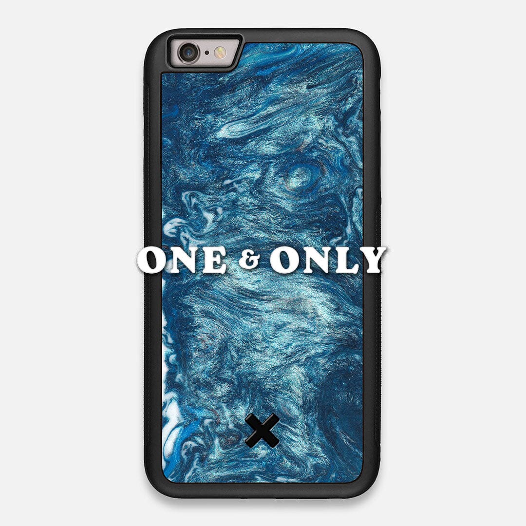 Front view of the One and Only Wood and Resin iPhone 6 Plus Case by Keyway Designs