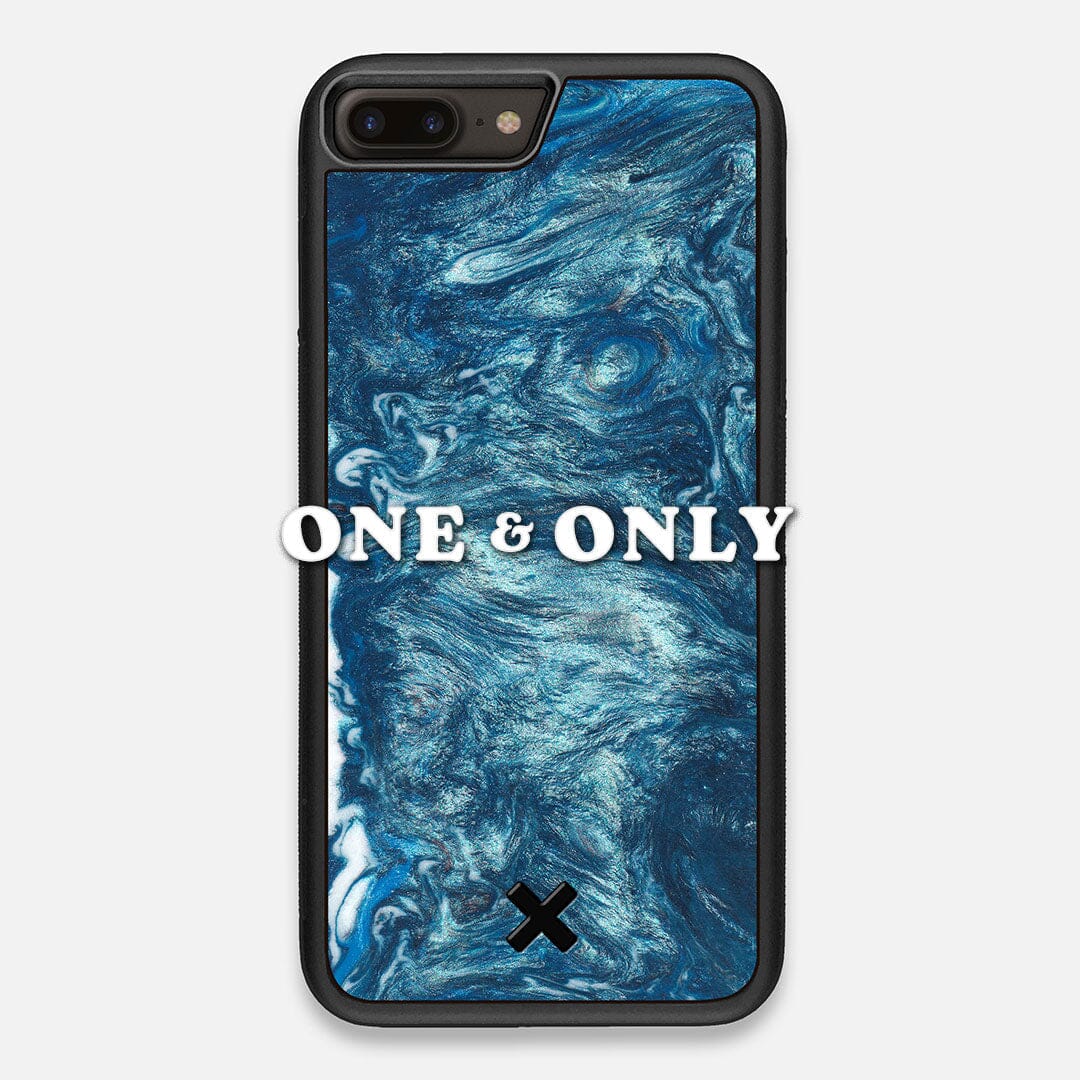 Front view of the One and Only Wood and Resin iPhone 7/8 Plus Case by Keyway Designs