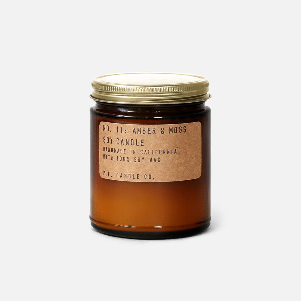 P.F. Candle - No.11: Amber Moss Soy Wax Jar Candle