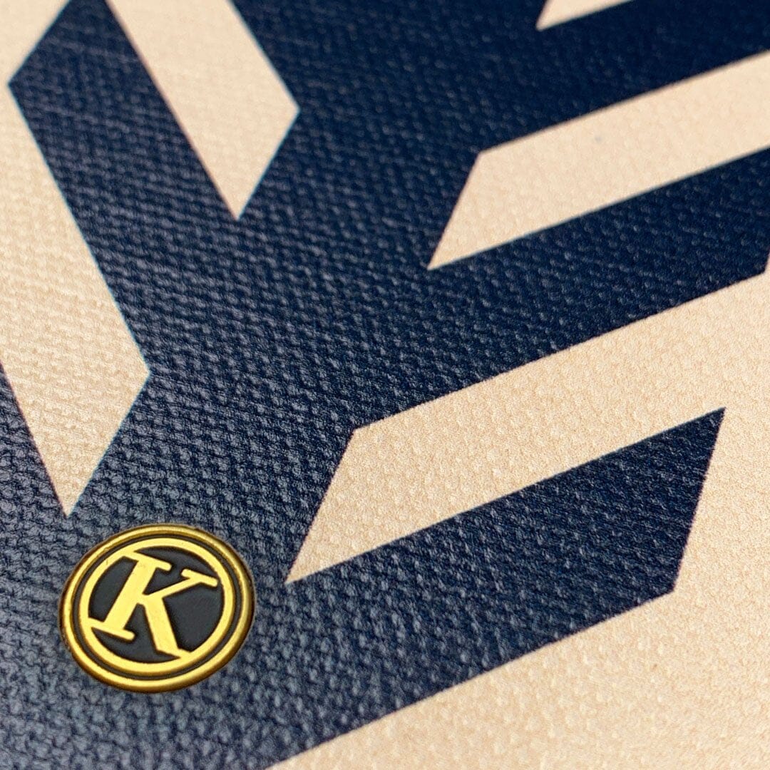 Zoomed in detailed shot #1 of the Trail Adventure Marker in the Wayfinder series UV-Printed thick cotton canvas Galaxy S10e Case by Keyway Designs