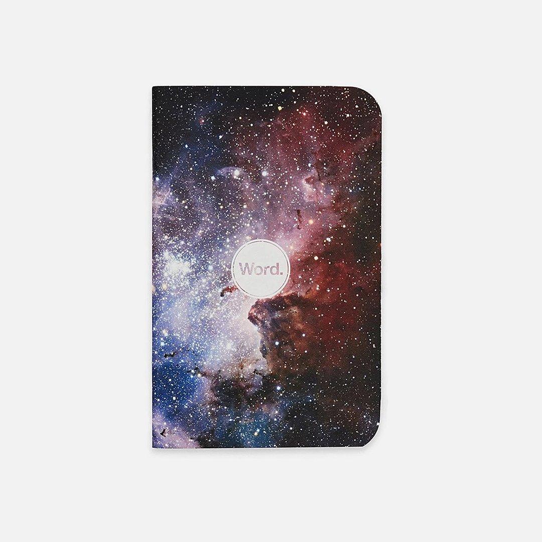 Word. - Intergalactic, USA Made Pocket Notebook, Front View