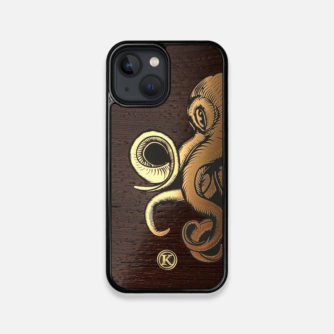 TPU/PC Sides of the classic Camera, silver metallic and wood iPhone 13 Mini Case by Keyway Designs