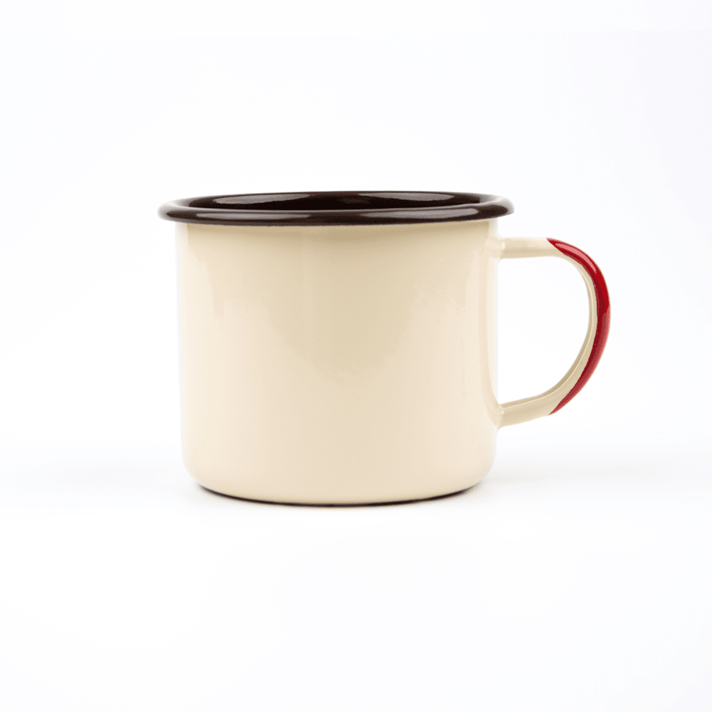 KEYWAY | Emalco - Denali Large Enamel Mug, Handcrafted by Artisans in Poland, Bottom Print View