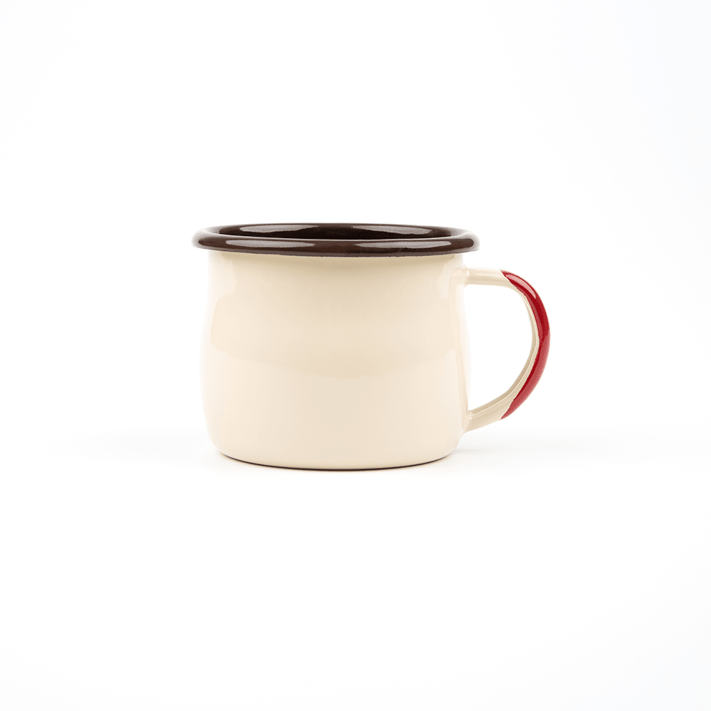 KEYWAY | Emalco - Denali Bellied Enamel Mug, Handcrafted by Artisans in Poland, Bottom Print View