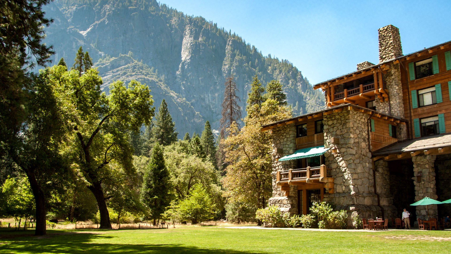 In-park hotels like the Majestic Yosemite Hotel at Yosemite National Park add an element of luxury to any outdoor adventure