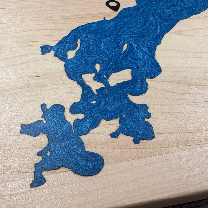 Detail of the Green Lake map by Keyway