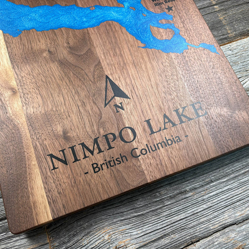 Detail of the Nimpo Lake map by Keyway