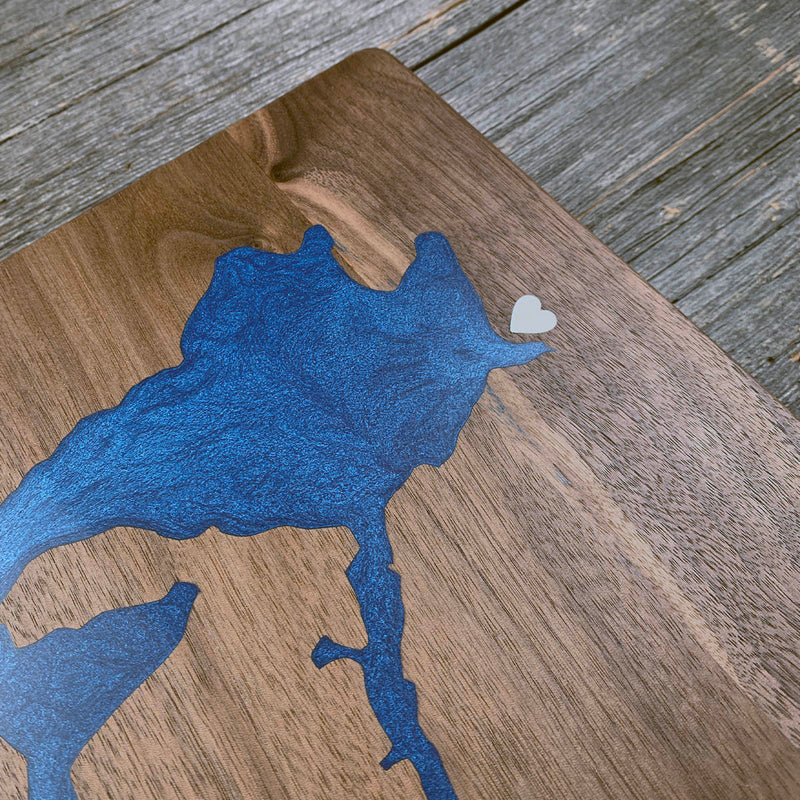 Detail of the Lake Holiday map by Keyway