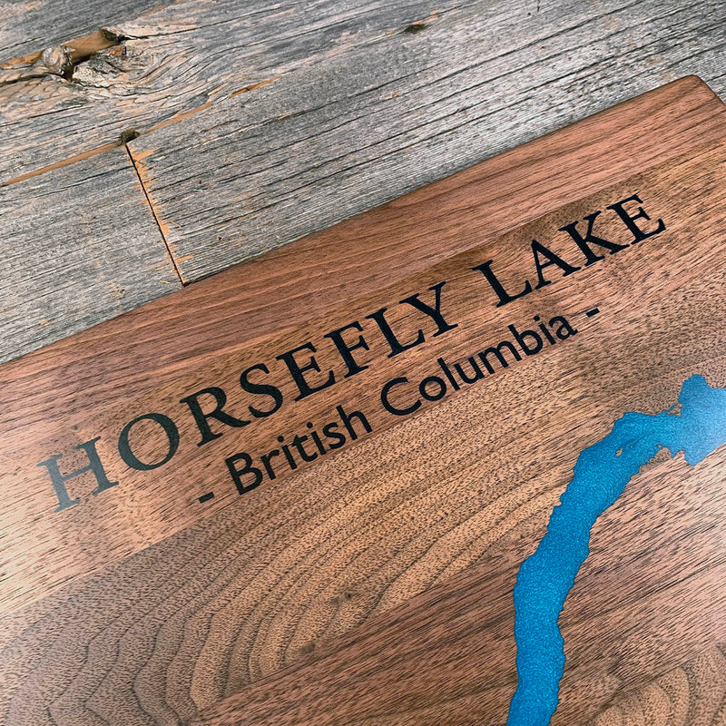 Detail of the Horsefly Lake (Lake Only) map by Keyway