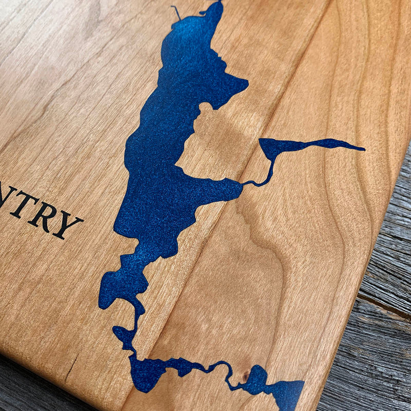 Detail of the Mazinaw Lake map by Keyway