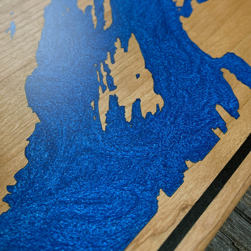 Detail of the Salt Spring Island map by Keyway