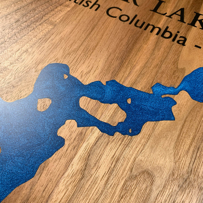 Detail of the Beaver Lake map by Keyway