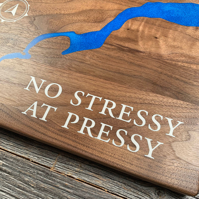 Detail of the Lake Pressy map by Keyway