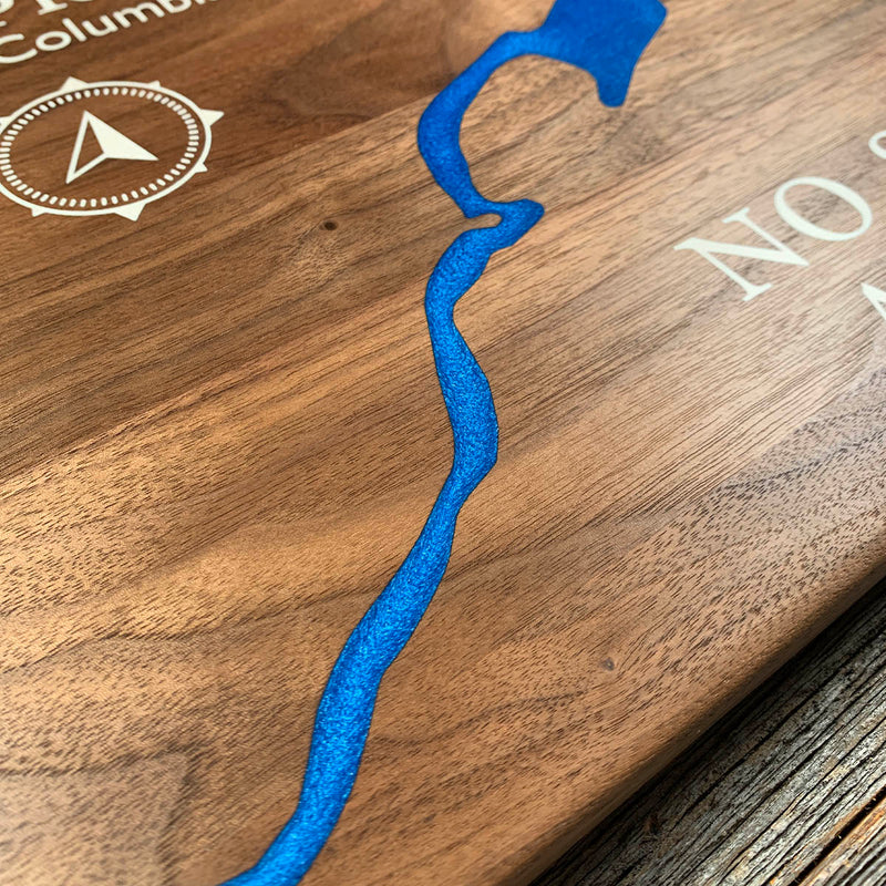 Detail of the Lake Pressy map by Keyway