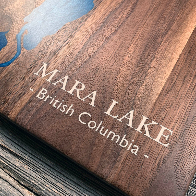 Detail of the Mara Lake map by Keyway