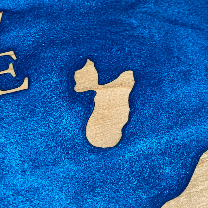 Detail of the Cos Cob Harbor map by Keyway
