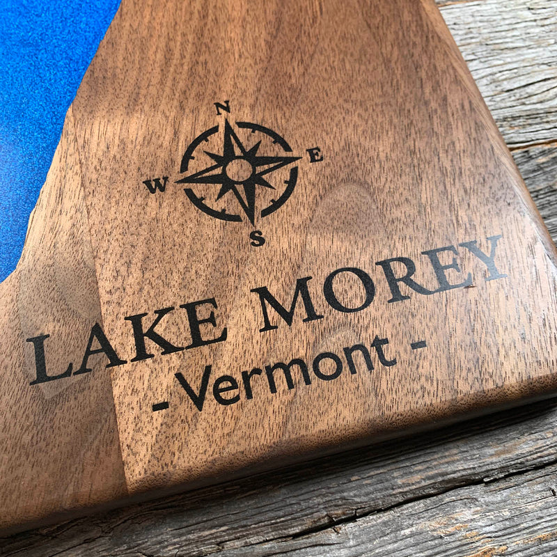 Detail of the Lake Morey map by Keyway