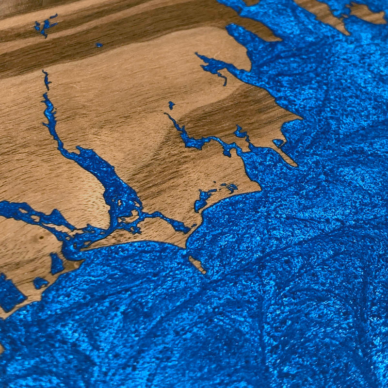Detail of the Martha's Vineyard map by Keyway