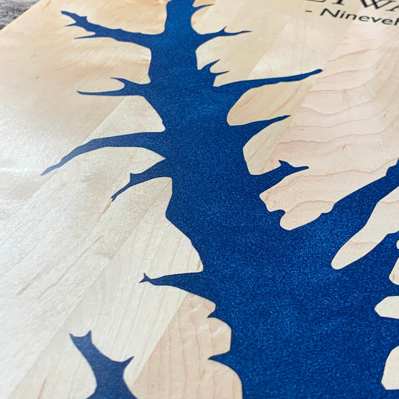 Detail of the Sweetwater Lake map by Keyway